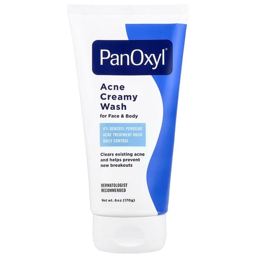 PanOxyl Acne Creamy Wash Benzoyl Peroxide 4% 170 g