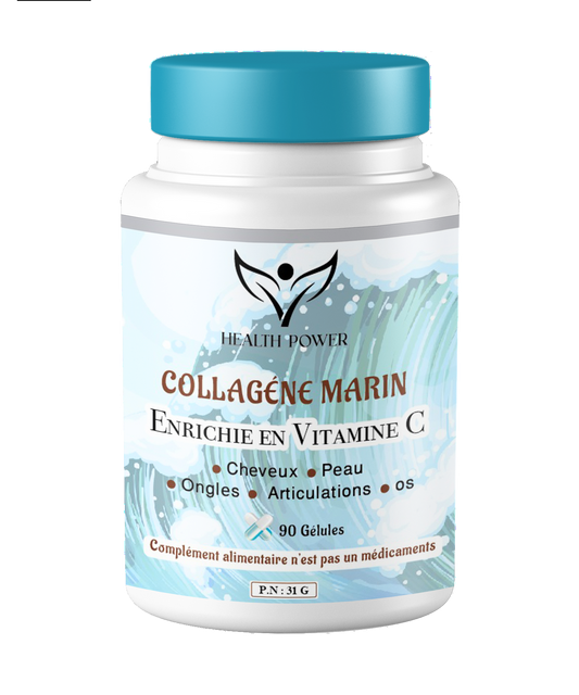 Health Power PURE COLLAGEN Enrichie en Vitamine C 90 Comprimés