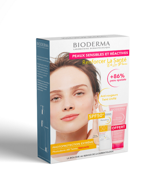 BIODERMA PACK PHOTODERM AR SPF50 40ML + SENSIBIO GEL MOUSSANT 100ML
